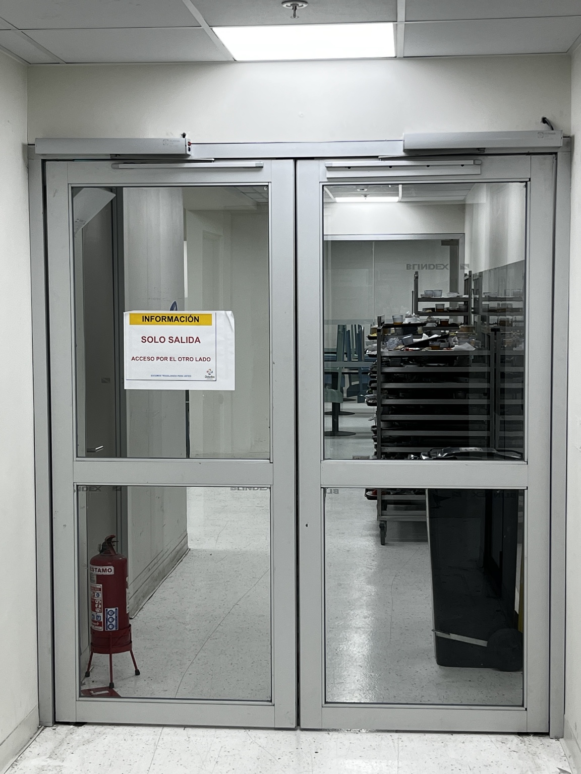 Puerta automática para acceso